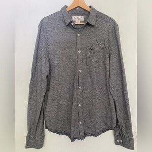 Original Penguin by Munsingwear Gray Button Down Size Large